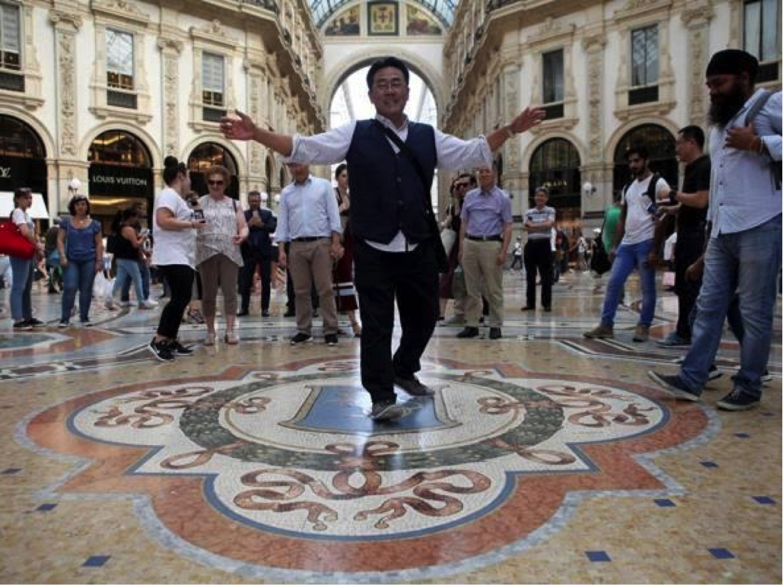 Il toro della galleria a Milano